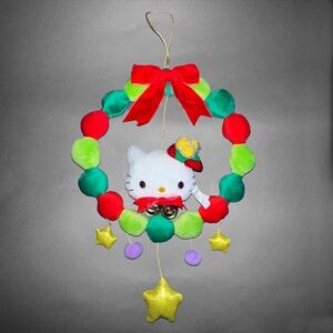Hello Kitty Christmas Wreath